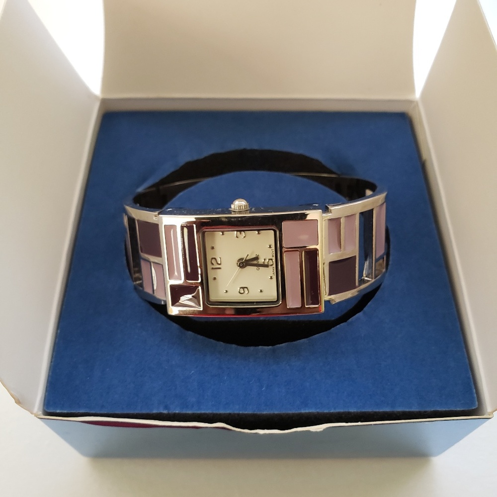 Shades of Violet Cuff Watch (NEW!) - Picture 1 of 4